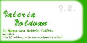 valeria moldvan business card